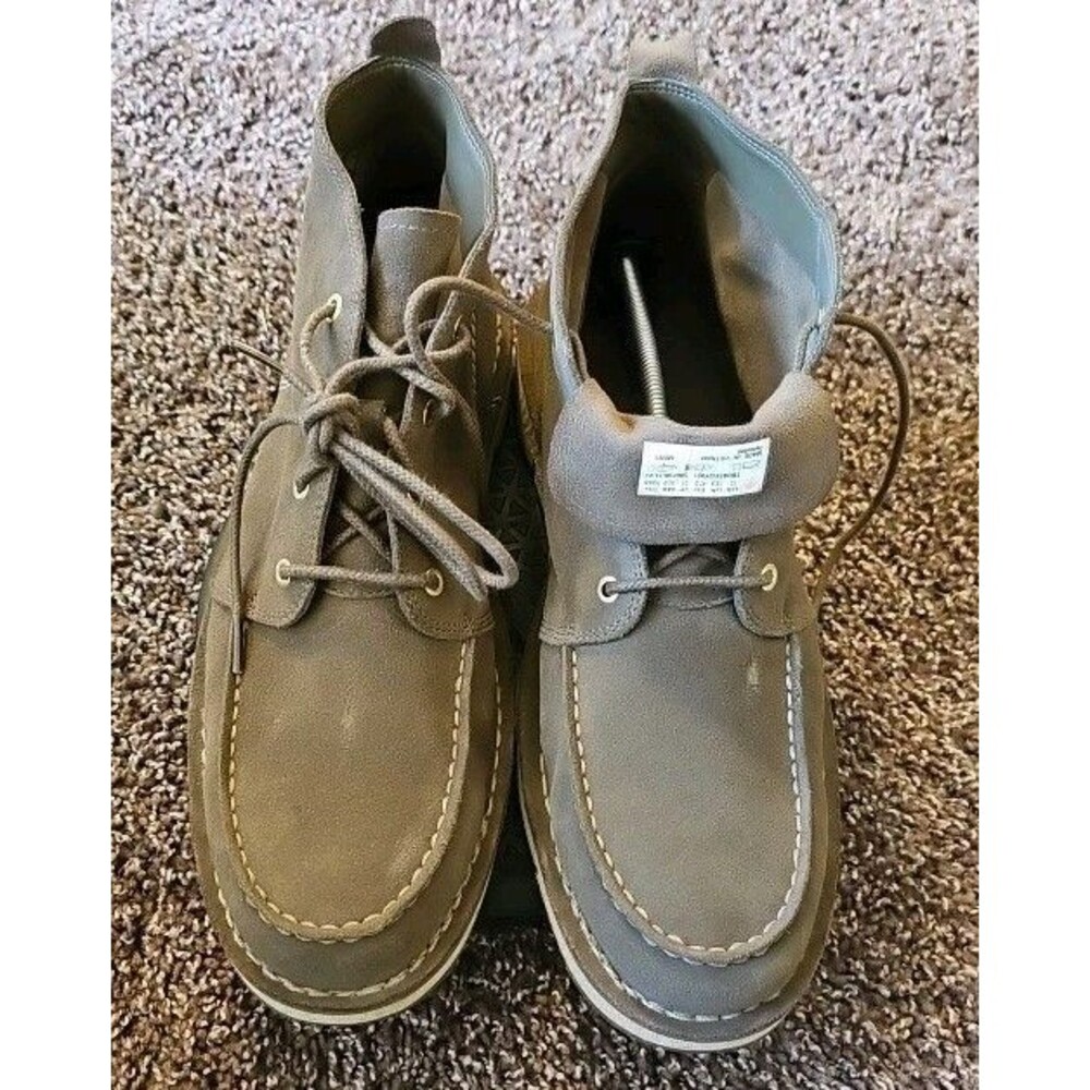 Mens Timberland Westmore Moc Toe Chukka Boot Canteen Premium Suede Sz 13